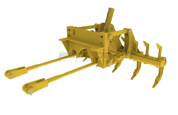 Bedrock Attachments Multi-Shank Ripper | Model MR17 | Width: 89.7" | Weight: 1.2 Ton | For CAT Motor Grader