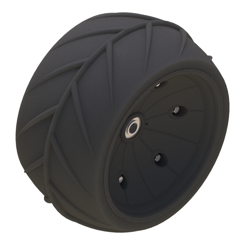 Martin-Till Chevron Rubber Press Wheel | Models 800451 & 800419 | 4" to 6" Width | For Major Row Unit Closing Systems
