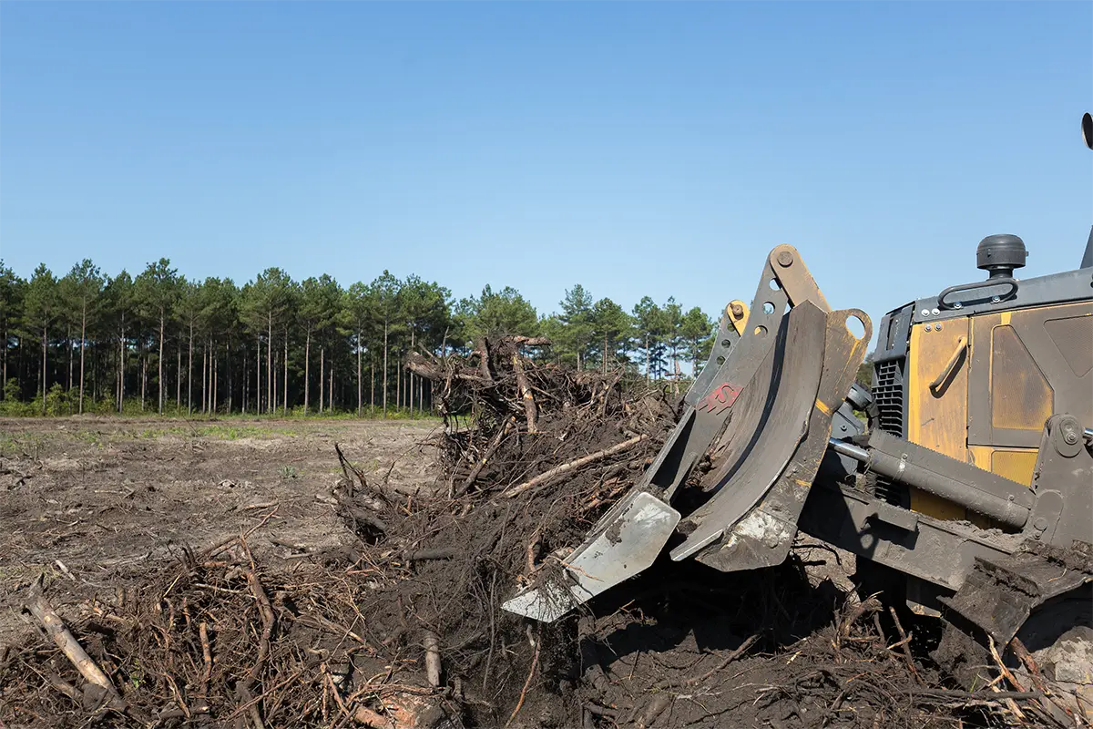 Solesbee’s Multi-Fit Dozer Rake | Width 9'-14' | 2" Tooth Width | Adjustable Pin Settings | For Dozers