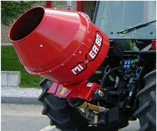 Farm-Maxx Cement Mixer | Model MX80-350 COSMO | Capacity 96 Gallons | For Tractor