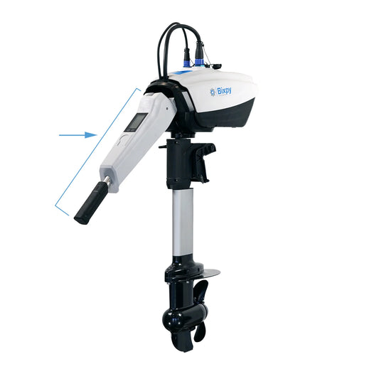 Bixpy PWC Motors N‑3 Handle Assembly | SKU: SP‑HND‑3001 | Tilt & Rotation Base | Direct‑Mount Attachment | 3 HP Electric Outboard Motor | For Steering & Tilt Control on Small Watercraft