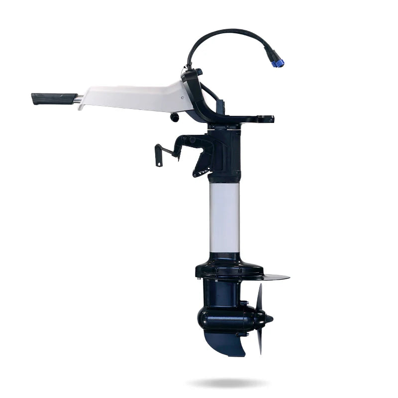 Bixpy PWC Motors N-3 Motor Assembly | SKU: MT-NMB-3801 | Short/Long Shaft | Direct-Drive Brushless Outboard  (3HP Equivalent) | For Jon Boats, Dinghies, Inflatables, Tenders & Small Sailboats