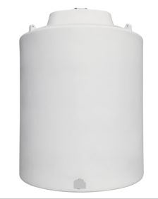 Norwesco 6500 Gallon HD Vertical Storage Tank W/O Fitting in White | Tank Width 120" inches | Tank Weight 1,506 Lbs