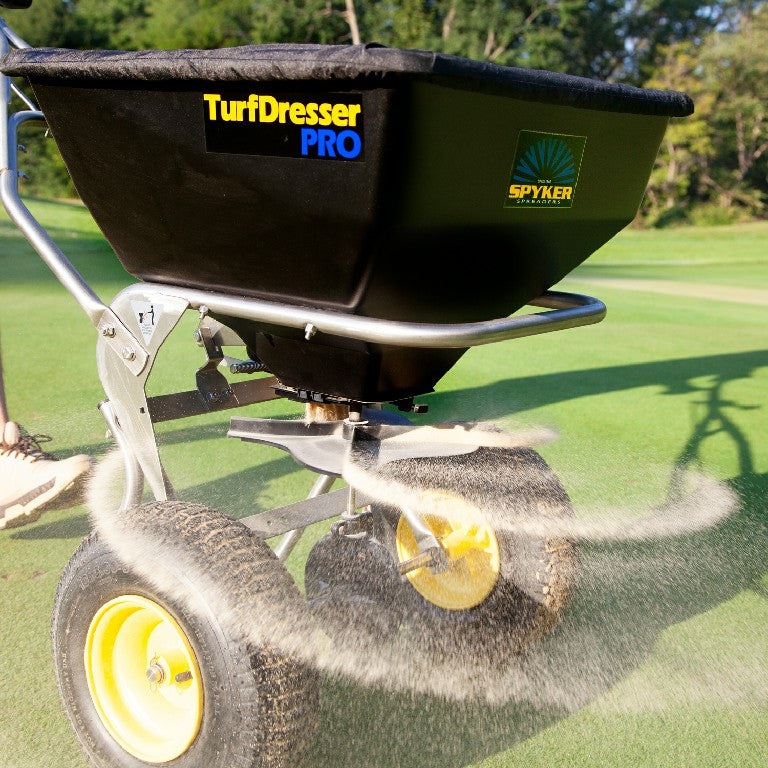 Spyker TurfDresser PRO Spreader | Model SPY80-1S-TD | 12' Spread Width | Hopper Capacity 80 lbs