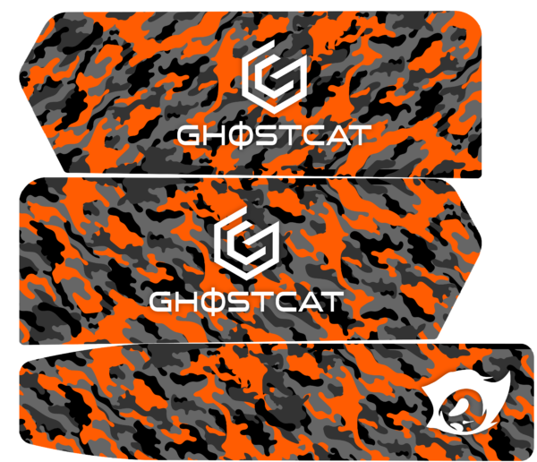 GhostCat Bikes Accessories Bundle | Battery Decals, BMX Kit – F Series, Drift Eight Metal Front Plate, Premium Tapia Seats, Rear Rack & Basket Options | For All Models GhostCat Bikes