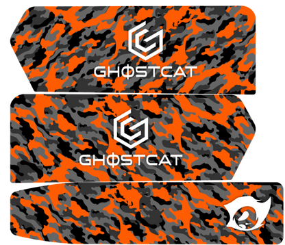 GhostCat Bikes Accessories Bundle | Battery Decals, BMX Kit – F Series, Drift Eight Metal Front Plate, Premium Tapia Seats, Rear Rack & Basket Options | For All Models GhostCat Bikes