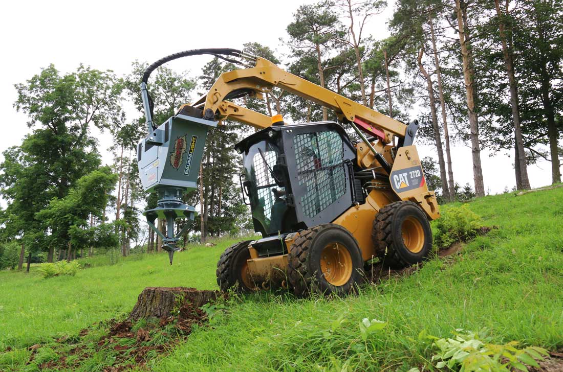 Baumalight Stump Planner | Model RSS380, RSS580 & RSS780 | Cutting Diameter 20" | Hydraulic Flow Range 20-55 GPM | For Skid Steers