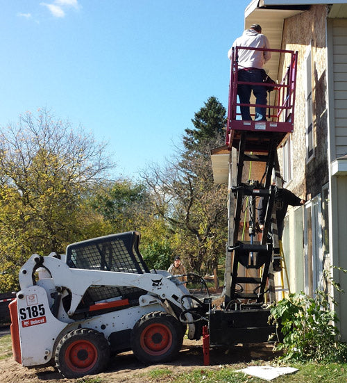 Skid‑Lift Hydraulic Scissor Lift Attachments | Model 1505S, 1805S, 2306S & 1908E HD | Working Height 21' - 29' | 10-20 GPM | For Skid Steers