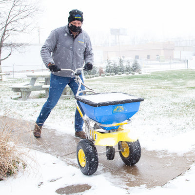 Spyker ERGO-PRO™ Walk-Behind Salt Spreader | Model SPY50L-2S | 50 lb Capacity | 22