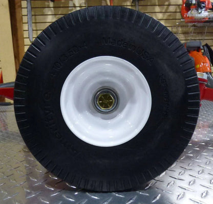 Landshark Black Two Wheel Pro Sulky | Model PS100B-1038-1-FF | Flat Free Tires | Universal Mount | For Fixed/Commercial Walk-Behind Mowers