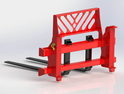 CL Fabrication EZ-Pallet Forks | Width 45"-84" inches | Horsepower 50-100+ HP | For Tractor