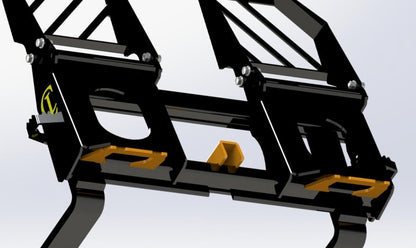 CL Fabrication EZ-Pallet Forks | Width 45"-84" inches | Horsepower 50-100+ HP | For Tractor