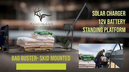 Ranchland Solutions Bag Buster Feed Platform - Skid Mounted