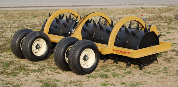 Durabilt | Pasture Punch Aerator | Model PP08, PP10 & PP12 | Widths 8' To 12' | Hydraulic Cylinder 3"x8" To 4"x8" | Horsepower 45–85 HP | For Tractors