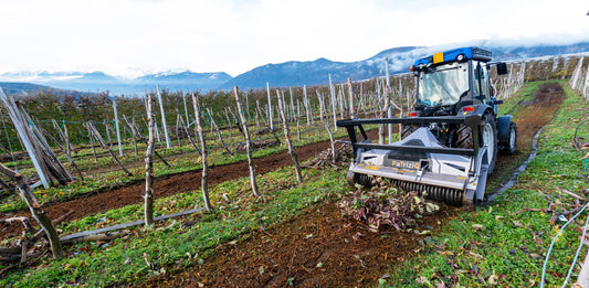 FAE | Patrizio Mulcher | Model 150 To 200 | Width 58" to 77" | Shreds Up to 6" Inches Diameter | Bite Limiter Rotor | Horsepower 50–100 HP | For Tractors