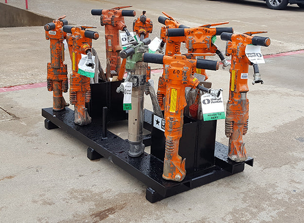Star Industries Paver Breaking Pallet | Wide 29.5” | Capacity Stores 10 Breakers