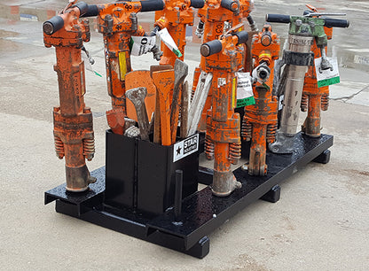 Star Industries Paver Breaking Pallet | Wide 29.5” | Capacity Stores 10 Breakers