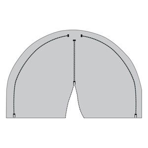 FarmTek GrowSpan 30'W Round Premium Extra Tall Tunnel Greenhouse System | 12' Height | Enhanced Crop Yield & Quality