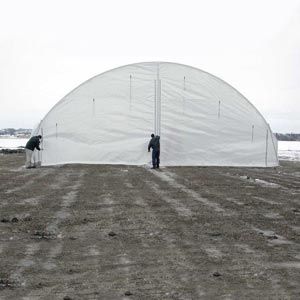 FarmTek GrowSpan Round Premium Extra Tall Tunnel Greenhouse System