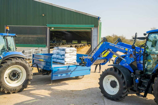 Fleming Tipping Trailer | Model TR4 & TR6 | Width 75" & 84" | 40-120 HP | 8-20 GPM | For Tractors & Loaders