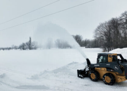 Erskine Hydraulic Snowblower SB-360X Series | 72", 78", 84" & 96" Width | Hydraulic Flow 32-42 GPM | For Skid Steer