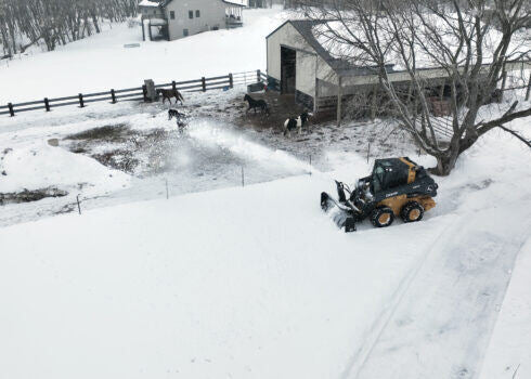 Erskine Hydraulic Snowblower SB-360X Series | 72", 78", 84" & 96" Width | Hydraulic Flow 32-42 GPM | For Skid Steer