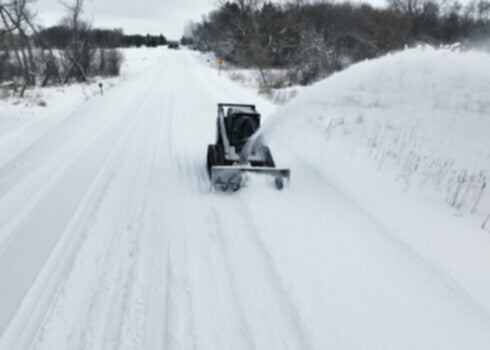 Erskine Hydraulic Snowblower SB-360X Series | 72", 78", 84" & 96" Width | Hydraulic Flow 32-42 GPM | For Skid Steer