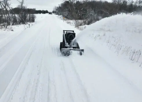 ERSKINE HYDRAULIC SNOWBLOWER SB-360 SERIES | 60", 72", 78" & 84" WIDTH | HYDRAULIC FLOW 26-38 GPM | FOR SKID STEER