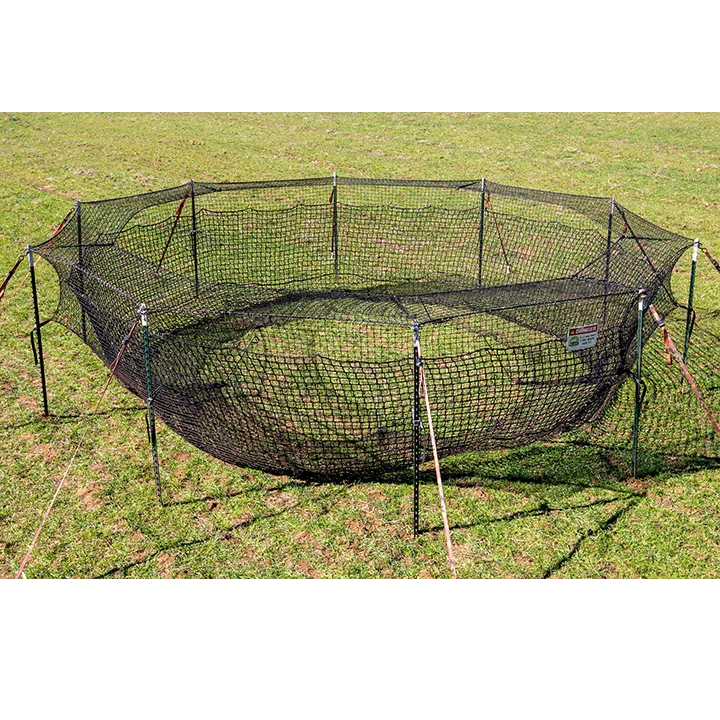 Pig Brig Portable Multi-Catch Wild Hog Trap | Size 20' | Double-Wall Hog Trap Net | Multi-Catch Wild Boar Control