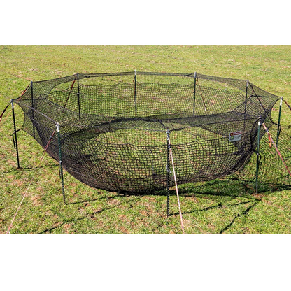 Pig Brig Portable Multi-Catch Wild Hog Trap | Size 20' | Double-Wall Hog Trap Net | Multi-Catch Wild Boar Control