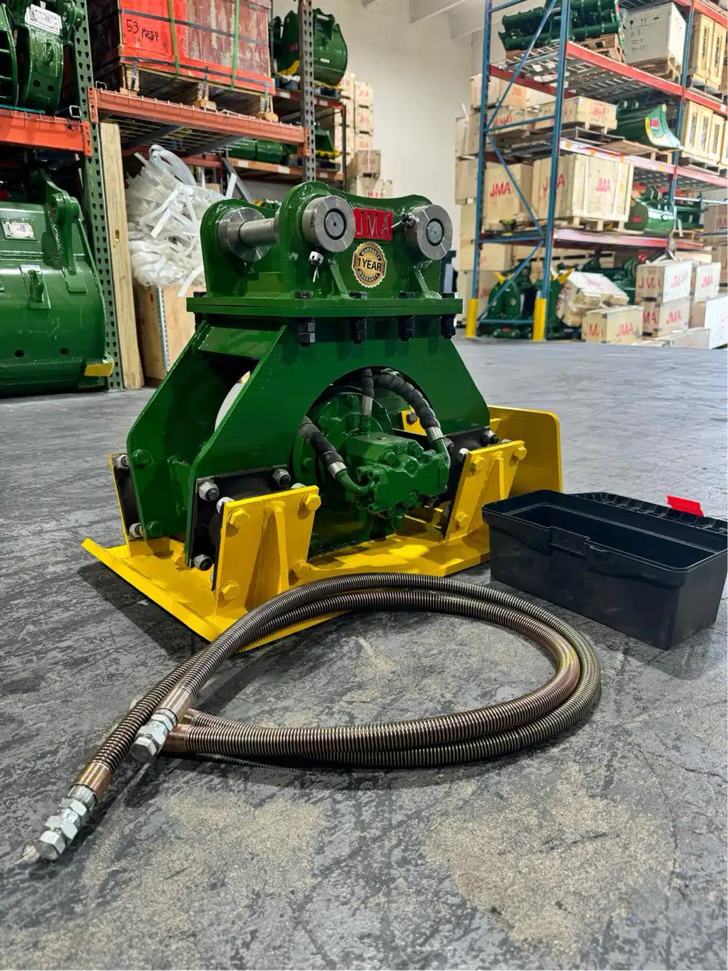 JMA Attachments Plate Compactor | Pin Size 40mm | For 3 – 4.5 Tons Min ...