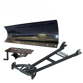 HitchDoc Outdoor | Eagle Snow Plow | Width 60" | Steel Mid-Mount Complete Plow System | 800 Polaris (Sportsman/6×6) (2011-2014) | Horsepower 40+ HP | For ATV