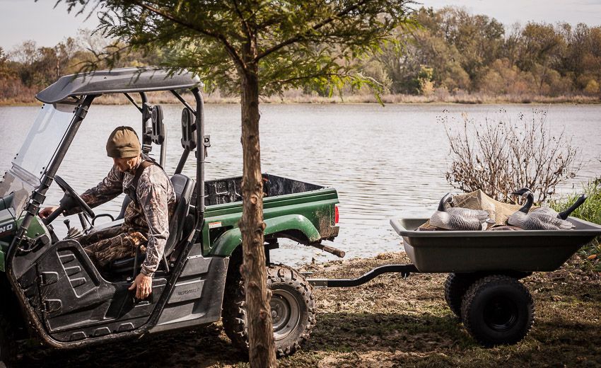 Swisher Heavy-Duty ATV Poly Cart | Model 12007 | Cart Capacity 16 Cubic Ft | Horsepower 15-20 HP | For ATVs/UTVs