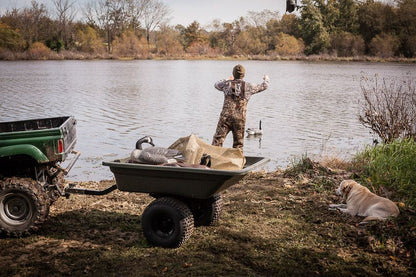 Swisher Heavy-Duty ATV Poly Cart | Model 12007 | Cart Capacity 16 Cubic Ft | Horsepower 15-20 HP | For ATVs/UTVs