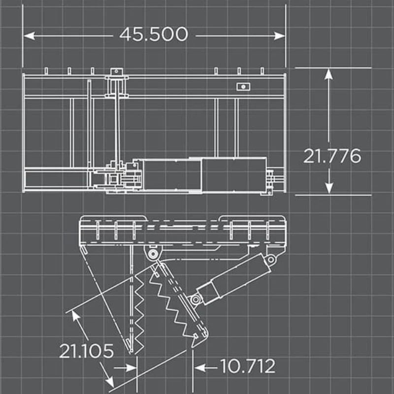 McLaren Industries Post & Tree Puller | Model 60X844X00 | Opening Width 10 ¾" | 15 To 25 GPM | For Skid Steer