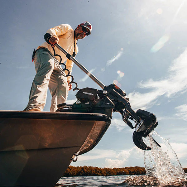 Power Pole | Trolling Motor | Move PV | Brushless Motor | 72” Shaft | 78 - 100 lbs Thrust | 24V - 36V | Saltwater & Freshwater Bow-Mount