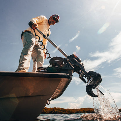 Power Pole | Trolling Motor | Move PV | Brushless Motor | 72” Shaft | 78 - 100 lbs Thrust | 24V - 36V | Saltwater & Freshwater Bow-Mount