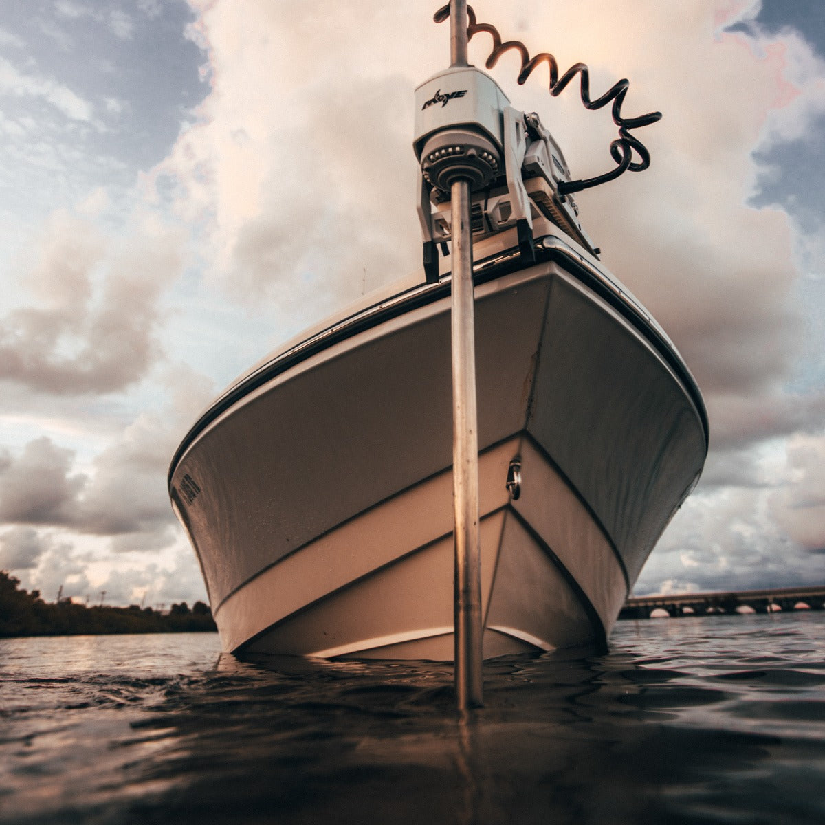 Power Pole | Trolling Motor | Move PV | Brushless Motor | 72” Shaft | 78 - 100 lbs Thrust | 24V - 36V | Saltwater & Freshwater Bow-Mount