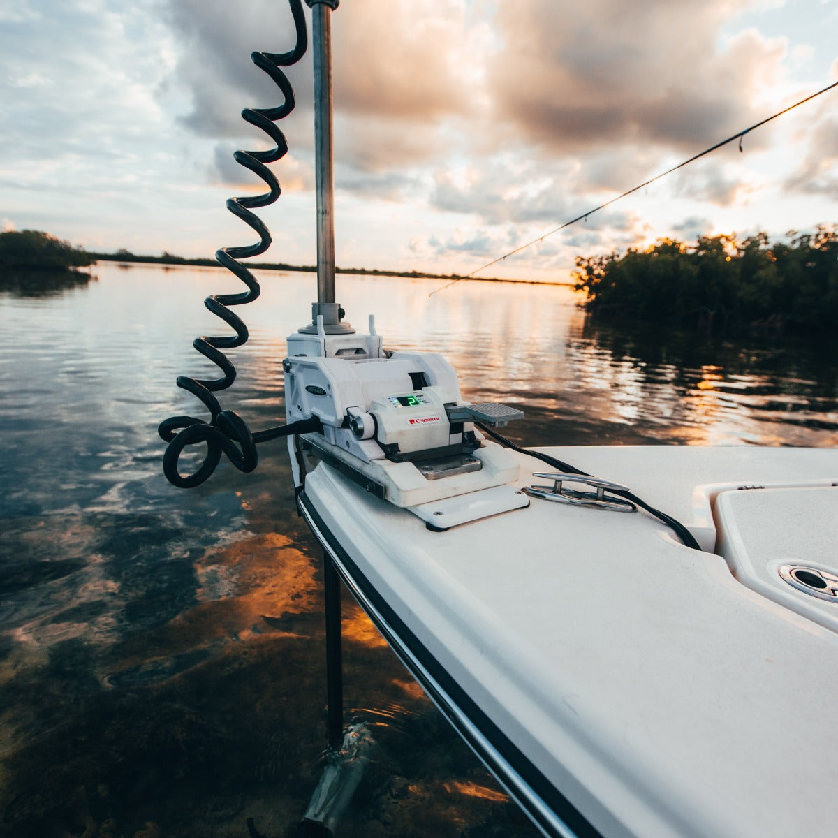 Power Pole | Trolling Motor | Move PV | Brushless Motor | 72” Shaft | 78 - 100 lbs Thrust | 24V - 36V | Saltwater & Freshwater Bow-Mount