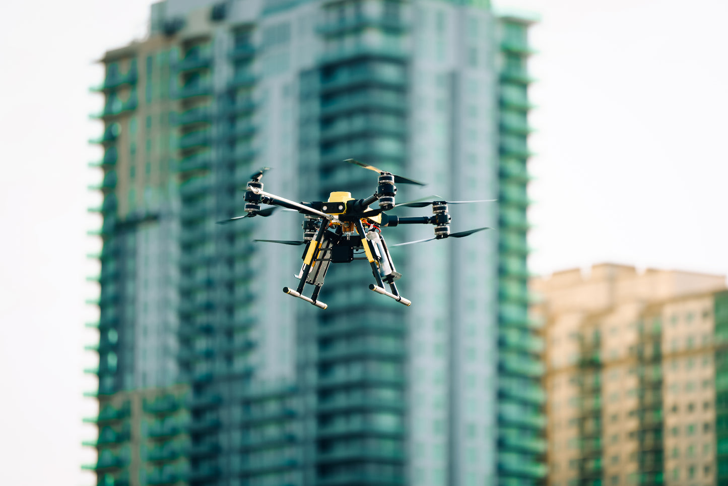 Apellix Power & Soft Wash Drone | Model B2 | Up to 11 GPM | 4,000 PSI | 195 ft Height | For Industrial Cleaning Drone