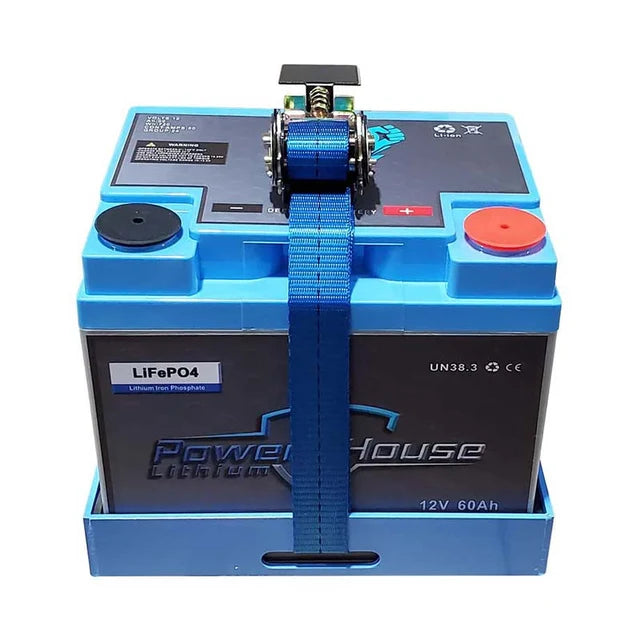 Power House Lithium 12V 60Ah Deep Cycle Battery | Model PH1260 | 768 Wh | For Marine Electronics