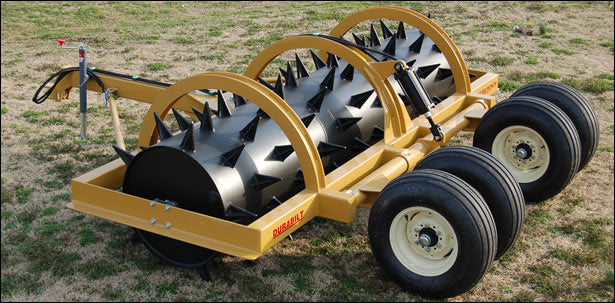 Durabilt | Pasture Punch Aerator | Model PP08, PP10 & PP12 | Widths 8' To 12' | Hydraulic Cylinder 3"x8" To 4"x8" | Horsepower 45–85 HP | For Tractors