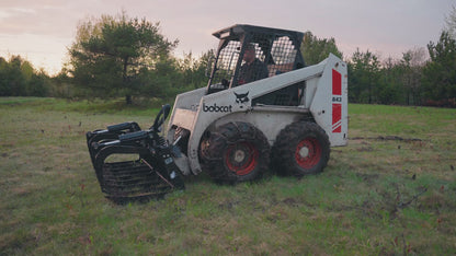 Titan Attachments Standard Root Grapple Bucket | Overall Width 60", 72" Inches | Hydraulic Flow 11-16 GPM | Horsepower 30-50 HP | For Skid Steer & Tractor