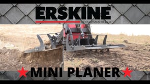Erskine Mini Land Planer | Width 49.5" | 10–20 GPM | For Mini Skid Steers & Compact Tractors
