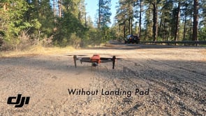 Hoodman Weighted Trifold Drone Landing Pad | Model LP21 | Size 21" | Compact & Durable | For DJI, Mavic & Mini Drones