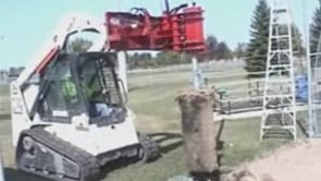 Ez Spot UR Attachment Double Pole Claw | Model EZ-0008 | Jaw Opening 14" | 20–30 GPM | 3–5 Tons | For Skid Steer, Compact Track Loaders, Wheel Loaders, Excavators, Mini Excavators, Telehandlers & Backhoes