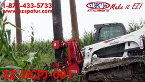 Ez Spot Ur Attachment Double Clamp Pole Jack | Model EZ-DCPJ-0001 | 20–30 GPM | 3–5 Tons | For Skid Steer, Compact Track Loaders, Wheel Loaders, Excavators, Mini Excavators, Telehandlers & Backhoes