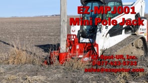 Ez Spot UR Attachment Mini Pole Jack | EZ-MPJ001 | 20–30 GPM | 3–5 Tons | For Skid Steer, Compact Track Loaders, Wheel Loaders, Excavators, Mini Excavators, Telehandlers & Backhoes
