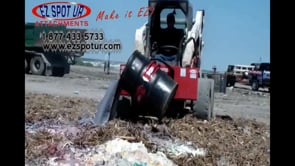 EZ Spot UR Attachment Barrel Handler | Model EZ-0002 | Jaw Opening 21"–39.5" | 20–30 GPM | 3–5 Ton | For Skid Steer, Compact Track Loaders, Wheel Loaders, Excavators, Mini Excavators, Telehandlers & Backhoes