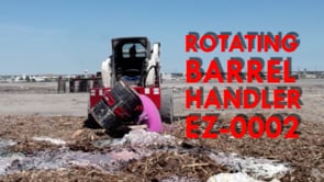 EZ Spot UR Attachment Barrel Handler | Model EZ-0002 | Jaw Opening 21"–39.5" | 20–30 GPM | 3–5 Ton | For Skid Steer, Compact Track Loaders, Wheel Loaders, Excavators, Mini Excavators, Telehandlers & Backhoes